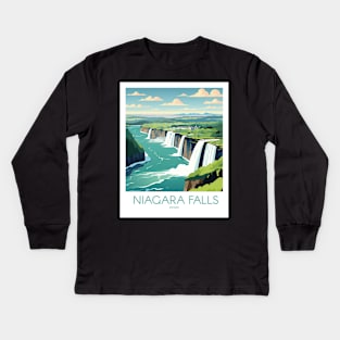 NIAGARA FALLS Kids Long Sleeve T-Shirt